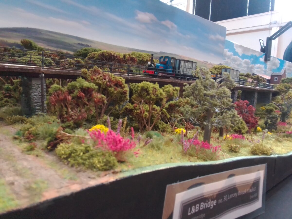 ‘Britimart’ crosses Lancey Brook viaduct